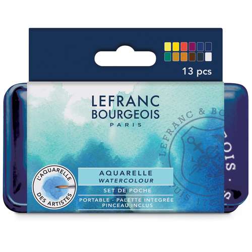 LEFRANC & BOURGEOIS Fine Watercolor-Sets, feine Aquarellfarben