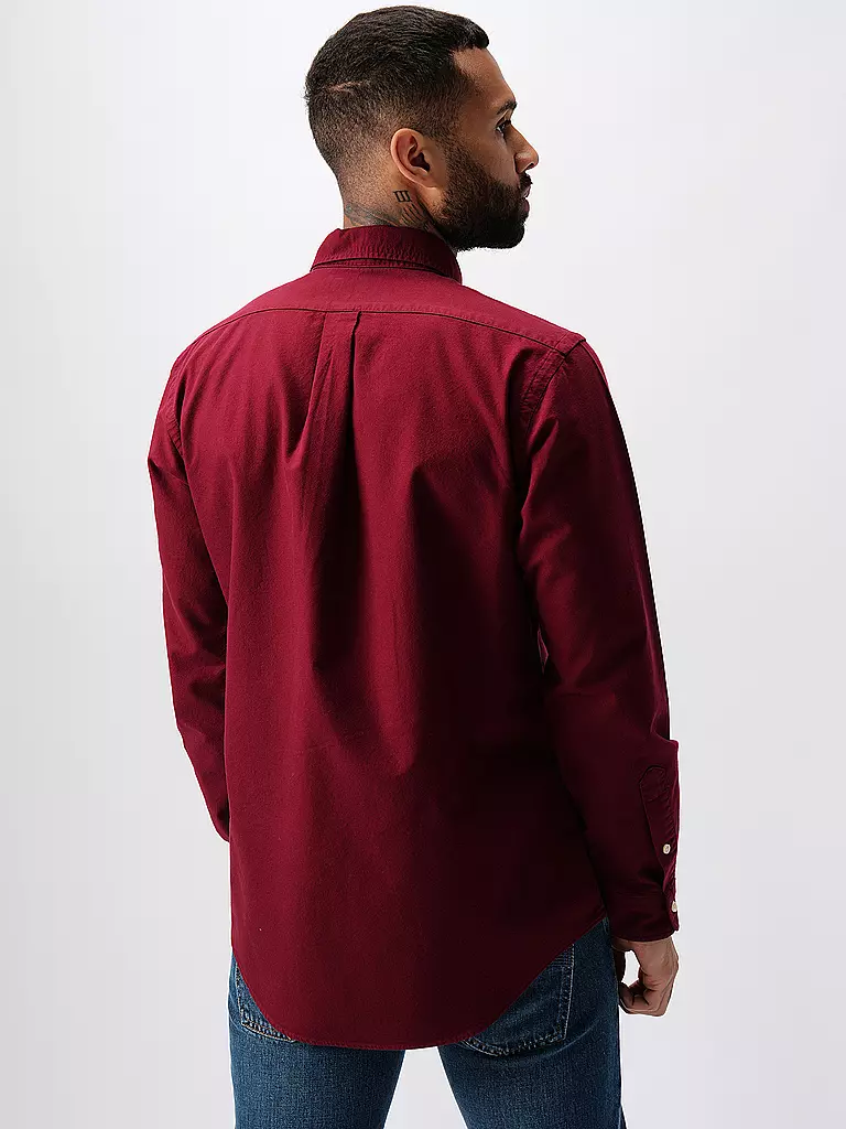 POLO RALPH LAUREN Hemd Custom Fit dunkelrot