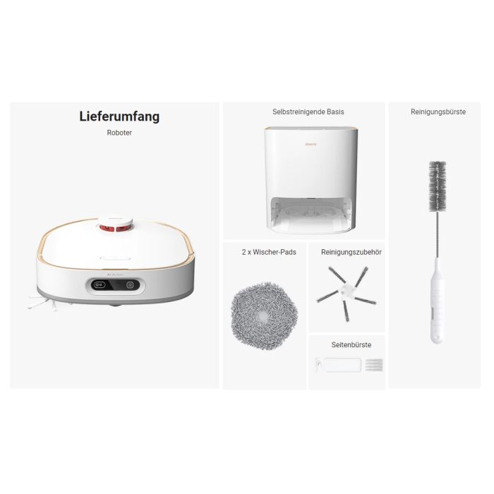 Dreame Saugroboter mit Wischfunktion W10 Pro
