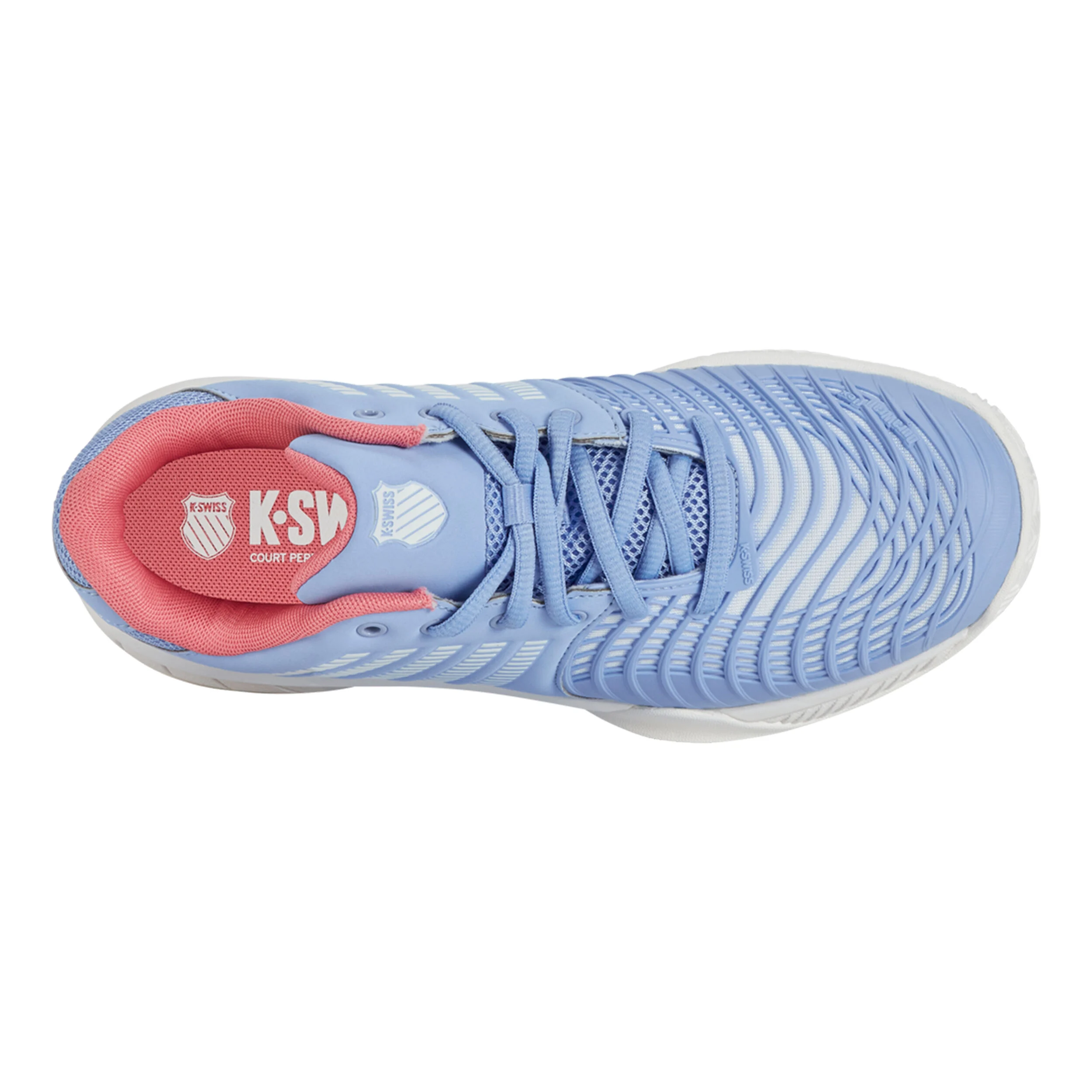 K-Swiss Express Light 3 CLAY Chaussure Terre Battue Femmes - Bleu Clair , Blanc