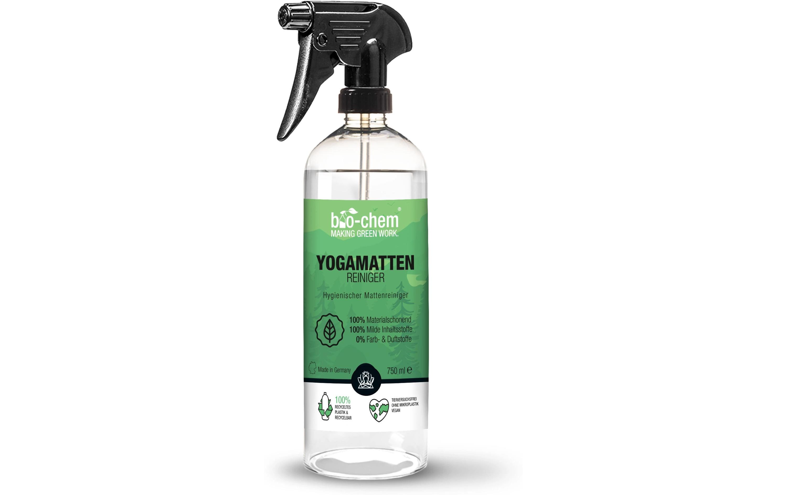 Yogamattenreiniger 750 mlHygienischer Sportmattenreiniger mit Sprühkopf