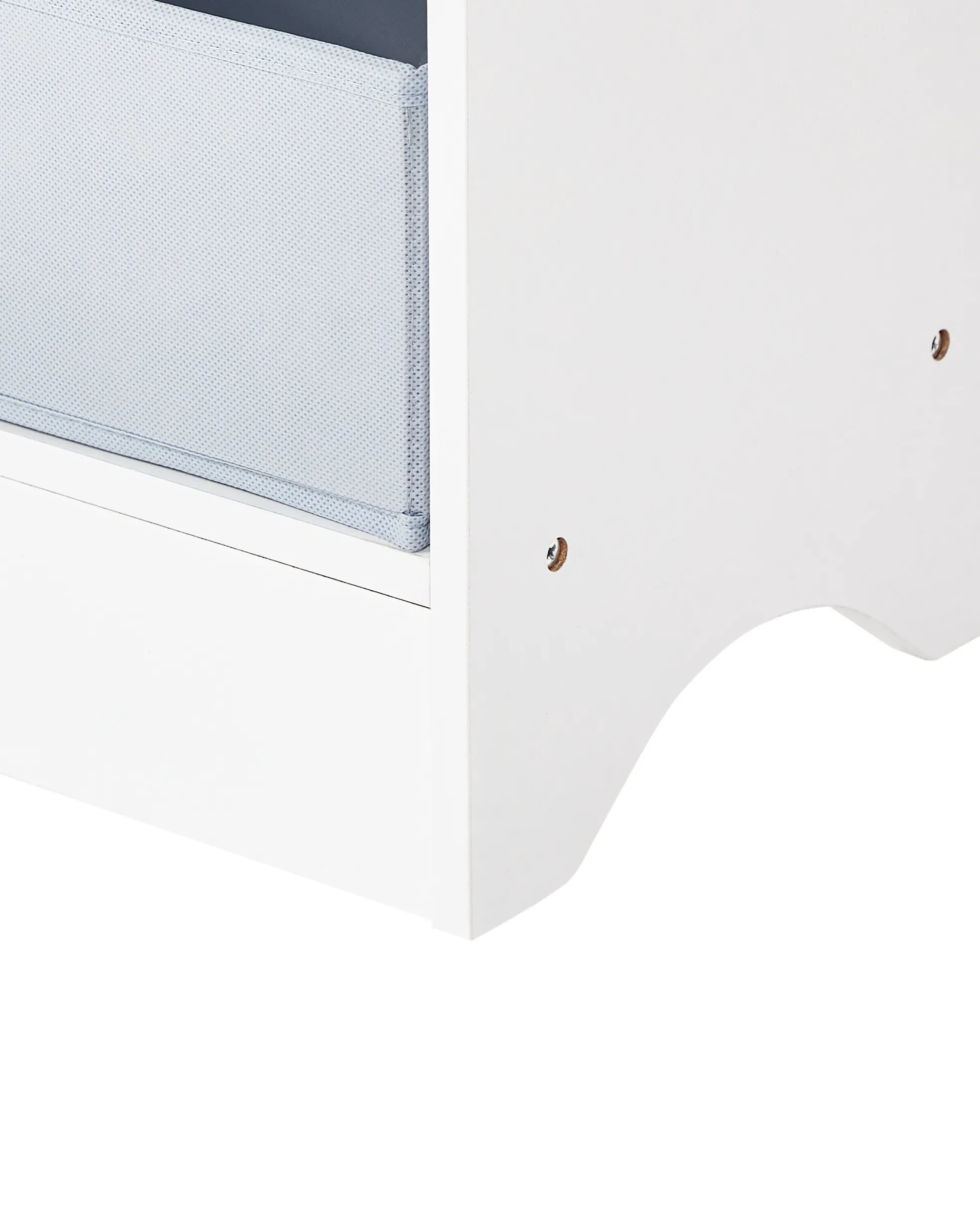 Boekenkast met 3 planken TUMBY 74 cm Wit