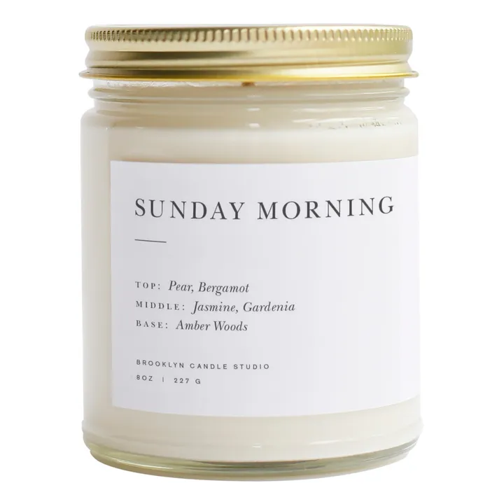 Brooklyn Candle Studio Bougie Minimalist Sunday Morning - 212 g