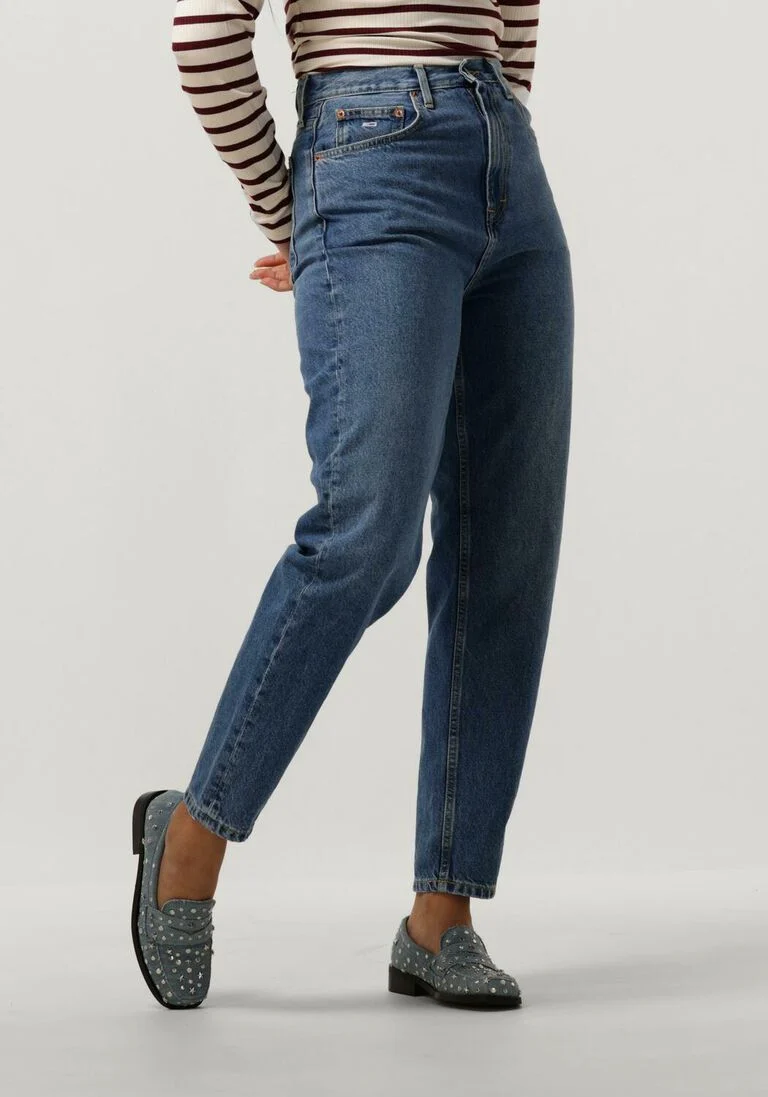 TOMMY JEANS donkerblauwe tommy jeans mom jeans mom jean uh tpr ah4012