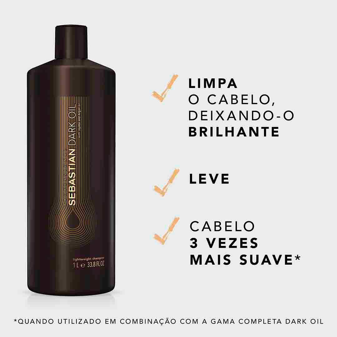 SEBASTIAN Dark Oil Champô - 1000ml