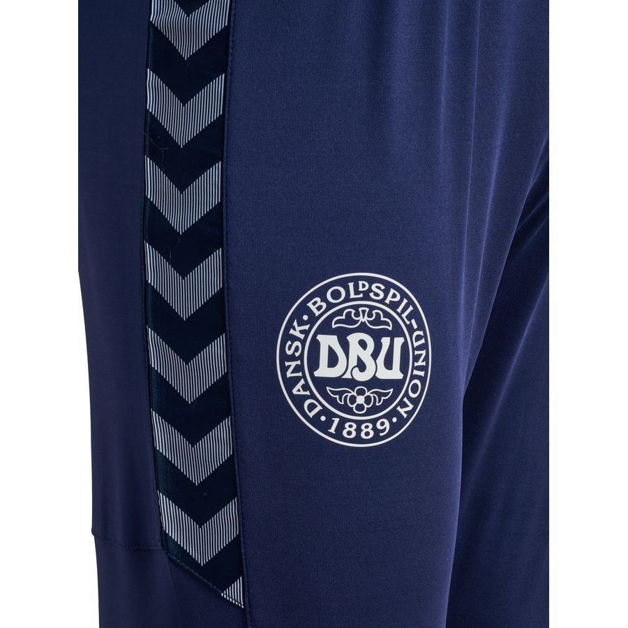Danemark Bas de Survêtement Pro - Bleu Marine/Blanc