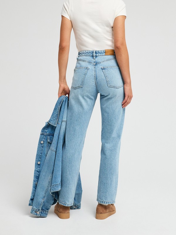 Tropic Dream Jean loose Bleu Femme