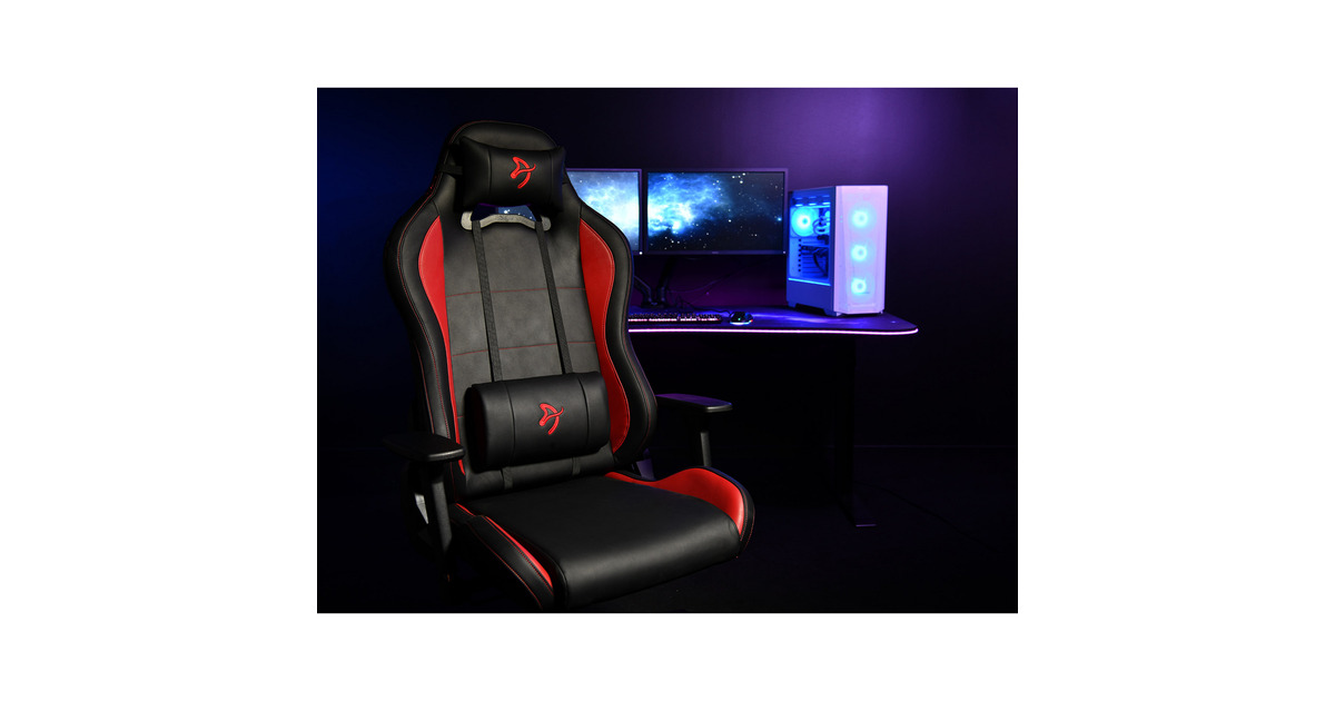 ArozziTorretta SoftPU - Black / Red gamestoel  (Zwart/rood)