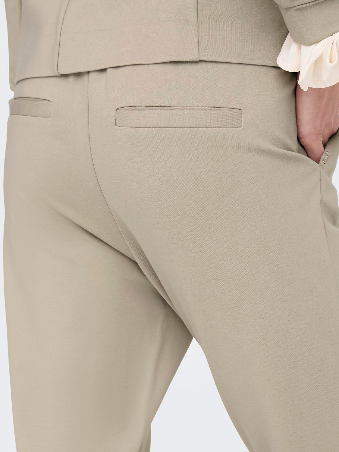 ONLPOPTRASH Mittlere Taille Normal geschnitten Klassische Hose Pure Cashmere