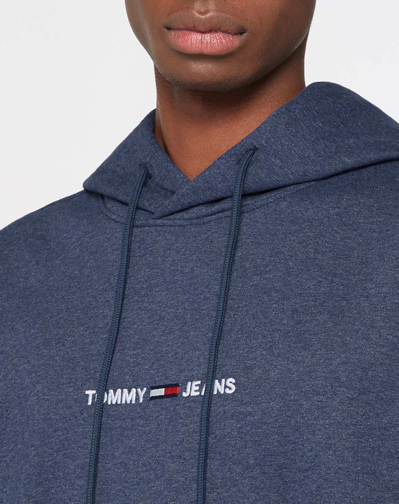 Tommy Jeans Sweat Logo bleu marine