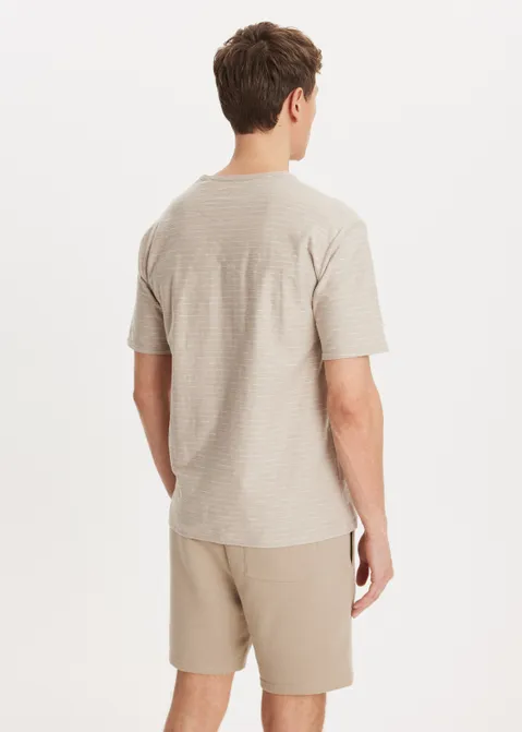 T-shirt met logo zand (ZND.L)