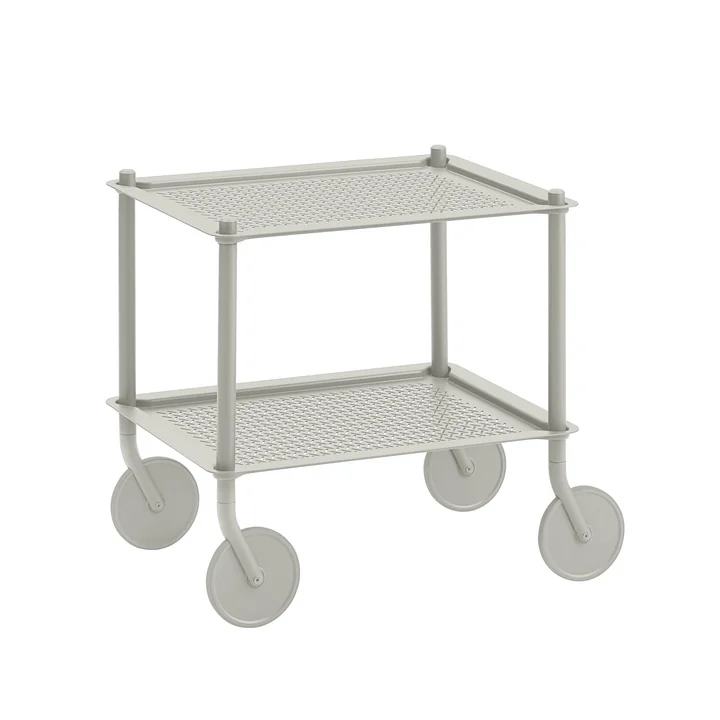 Muuto - Flow Beistellwagen, 2 Etagen, grau