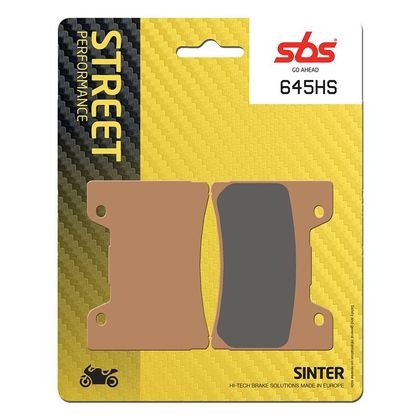 Plaquettes de freins SBS 645HS Sinter Métal Fritté avant