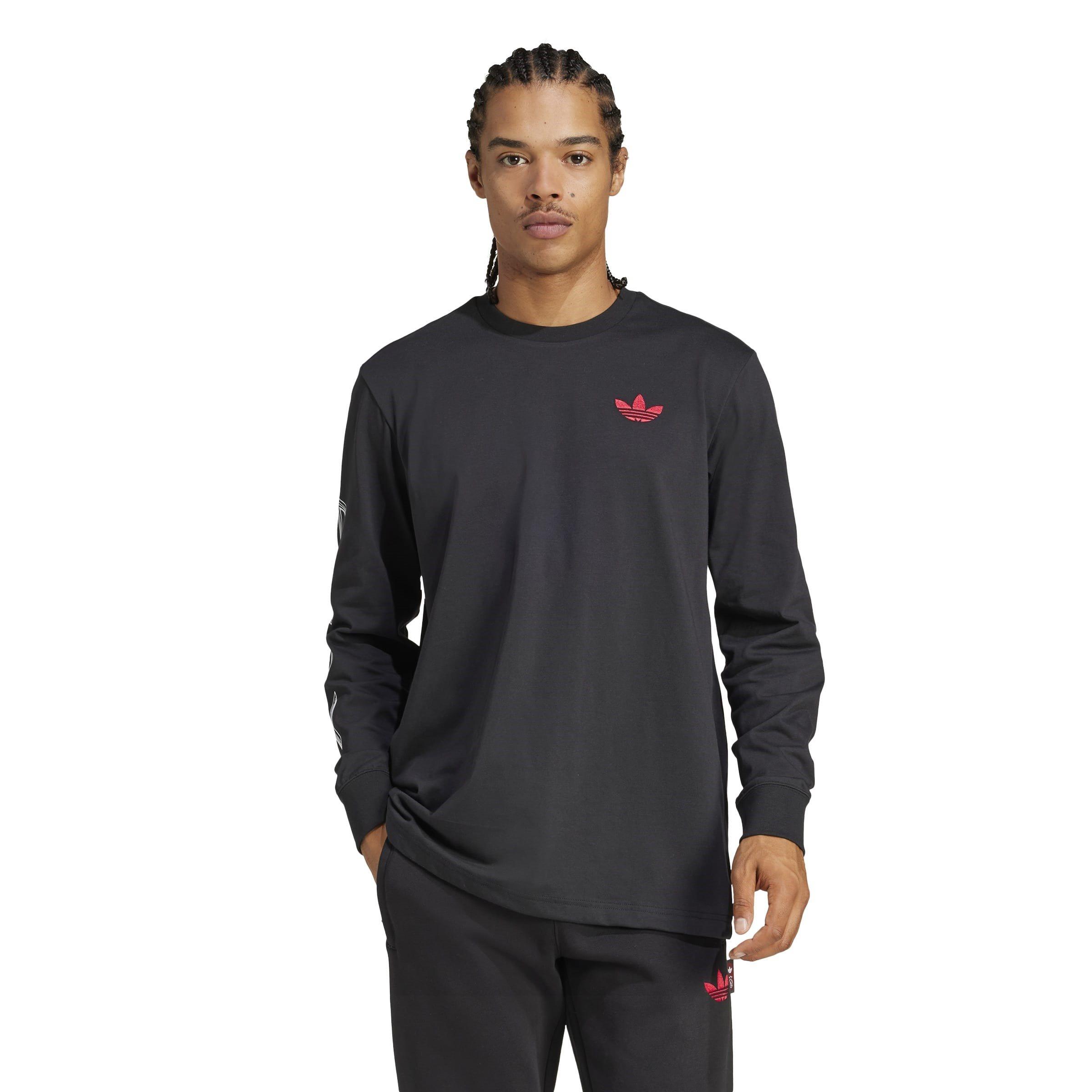 adidas Ajax Amsterdam Graphic Long Sleeve T Shirt Adults