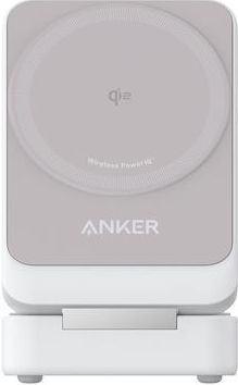 Anker - MagGo Fold - 3-in-1 QI2 / MagSafe Draadloos Oplaadstation - Wit