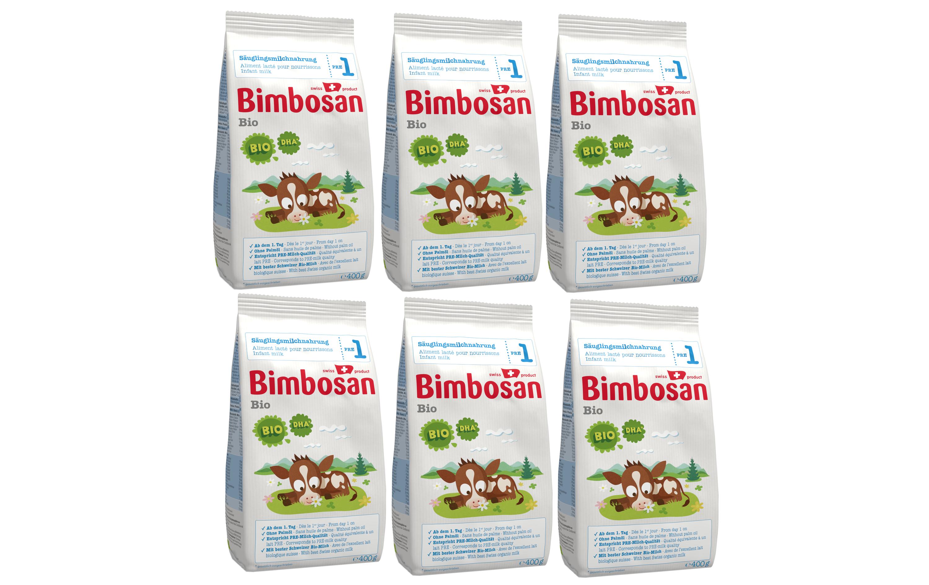 Anfangsmilch Bio 1 Auffüllpack 6 x 400 gAnfangsmilch, Bio ohne Palmöl, Auffüllpack 2400g
