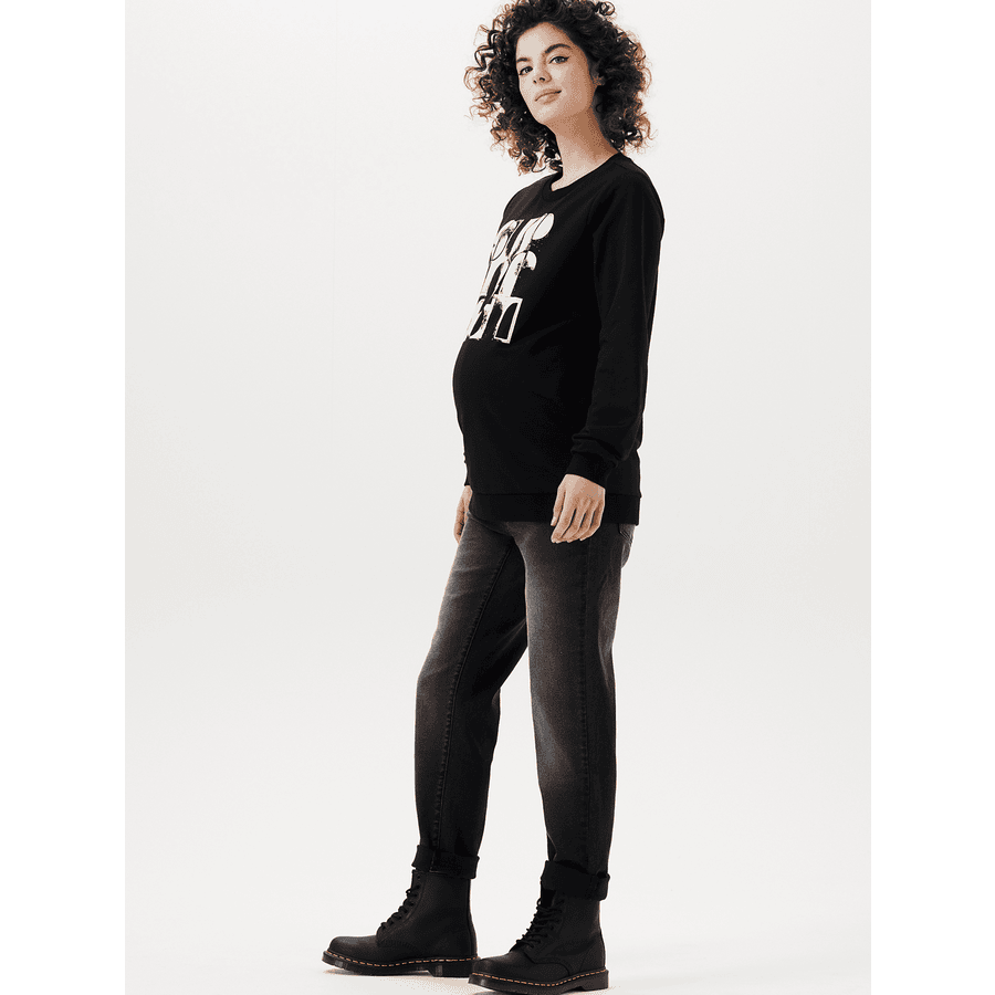 SUPERMOM Pullover Cutler Black
