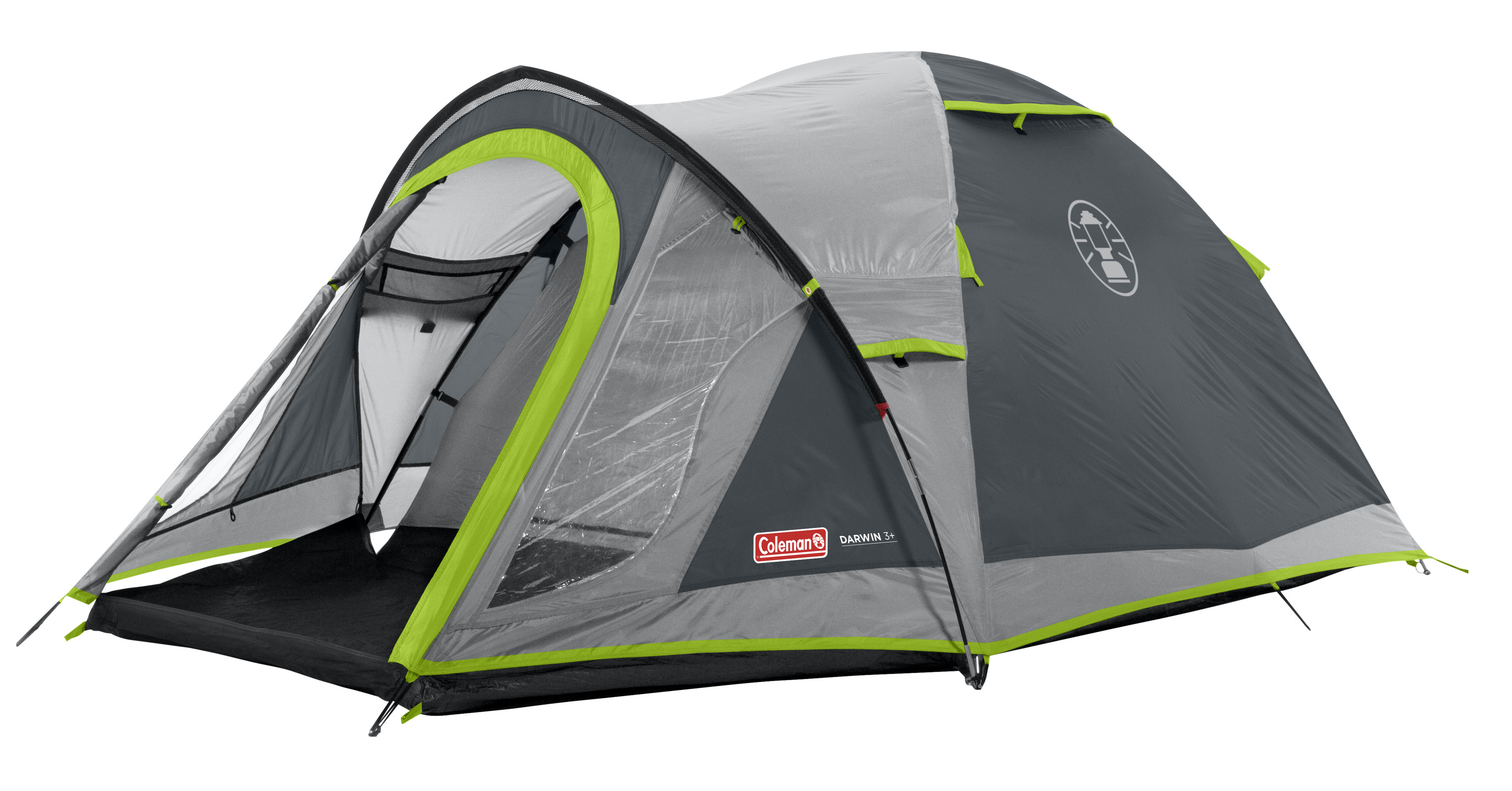Coleman Darwin 3 Plus Grey koepeltent