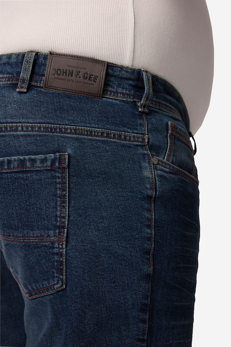 John F. Gee Jeans Bauchfit, Denim, Straight Fit, 5-Pocket, bis 36/72