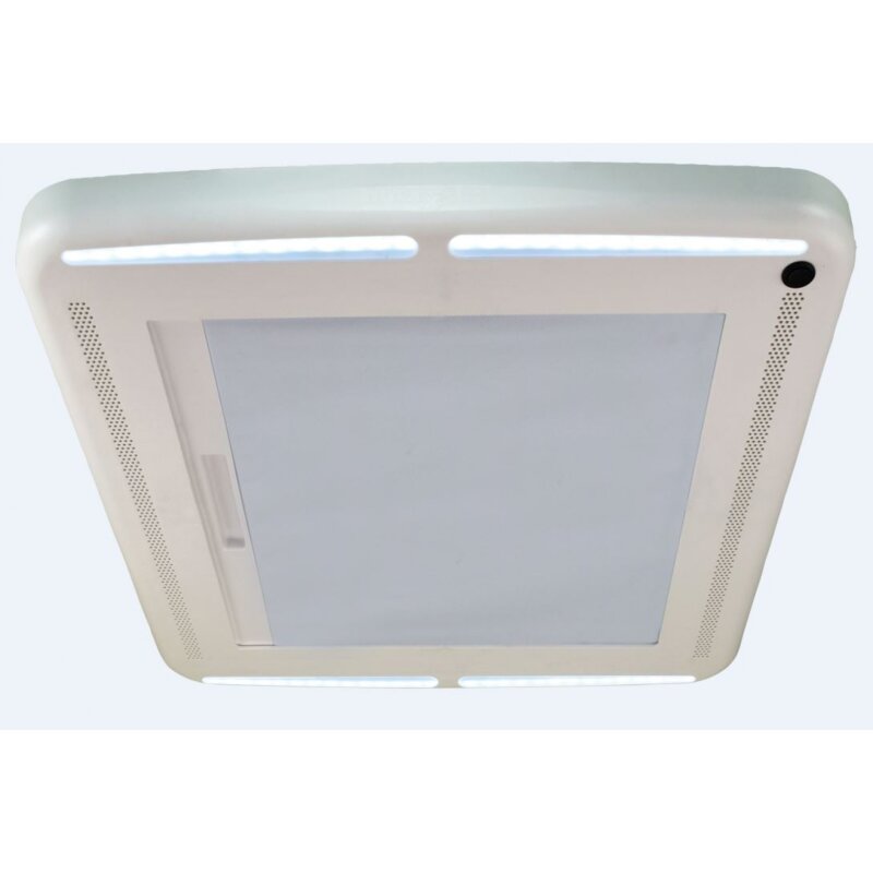 Maxxair Verdunkelungsrollo für Dachventilator MaxxFan Deluxe, mit LED