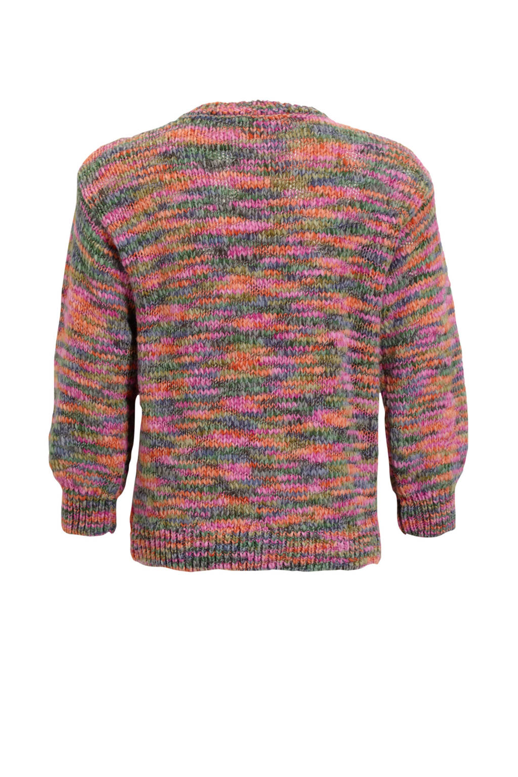 Me & My Monkey gebreide trui Raisa multi roze