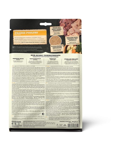 Acana Classics Prairie Poultry Kip&Kalkoen - Hondenvoer
