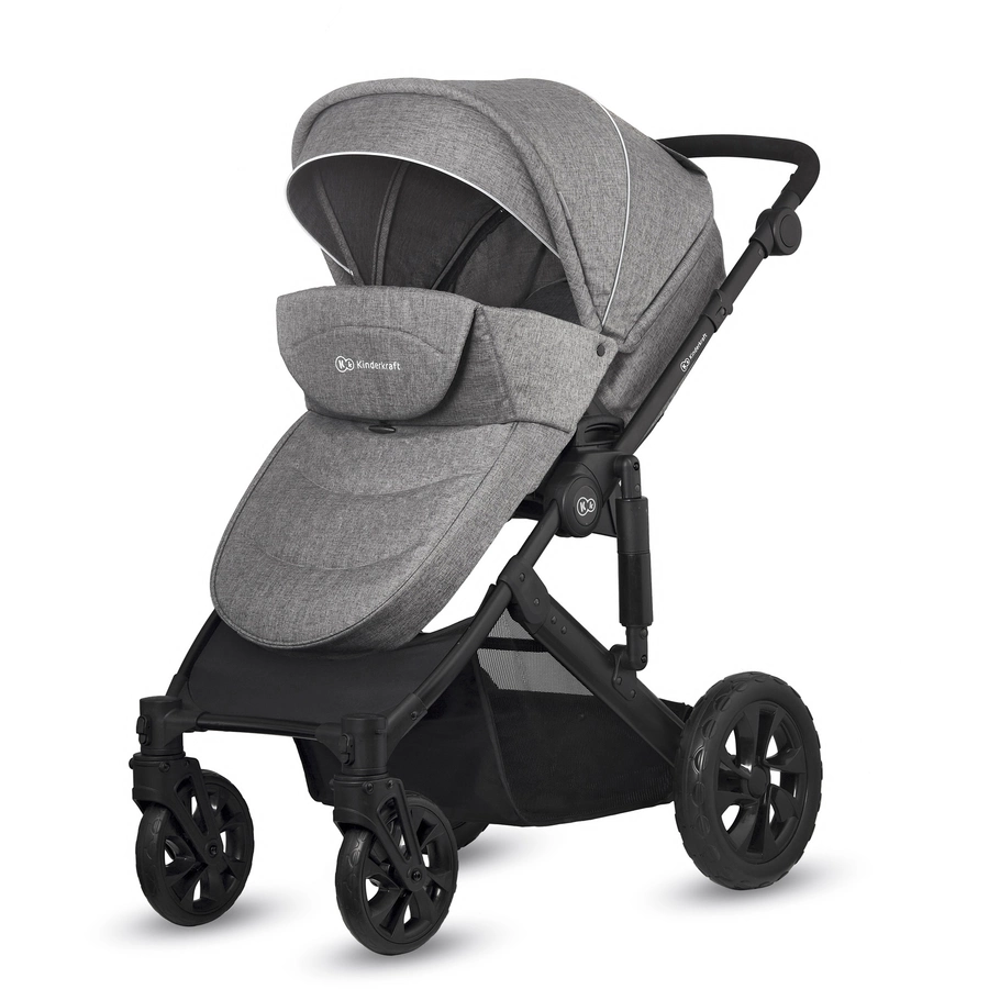 Kinderkraft Kinderwagen Prime Lite 3 in 1 Mink Pro Grey