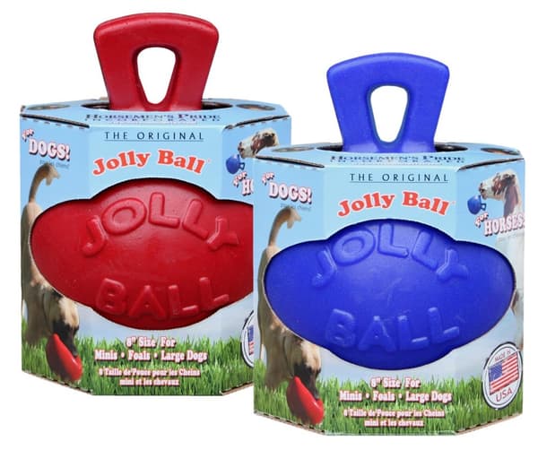 Jolly Ball 20cm rød hest og hund