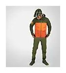 Veste Imperméable Endura SingleTrack II Vert / Orange XXL