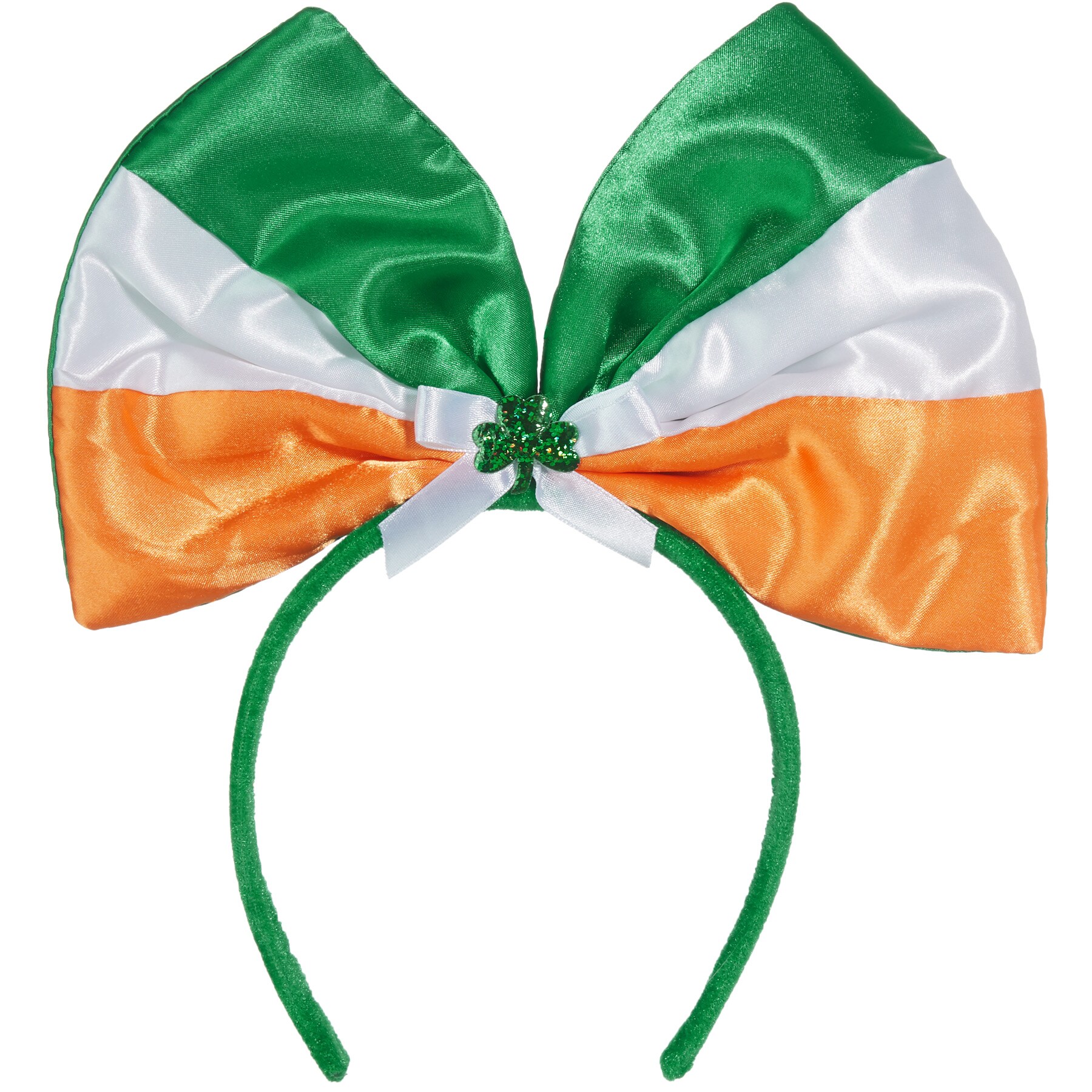 tectake® St. Patrick’s Day Kopfschmuck Schleife in irischen Farben