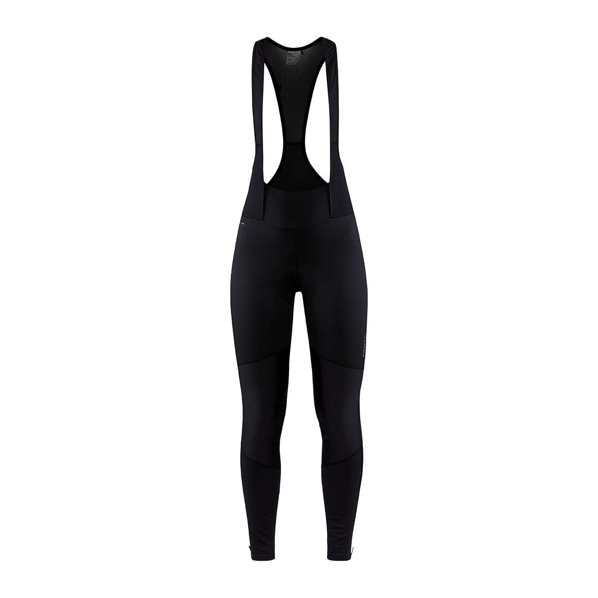 Craft Core Bike SubZ Wind Fietsbroek Lang Met Zeem en Bretels Zwart Dames