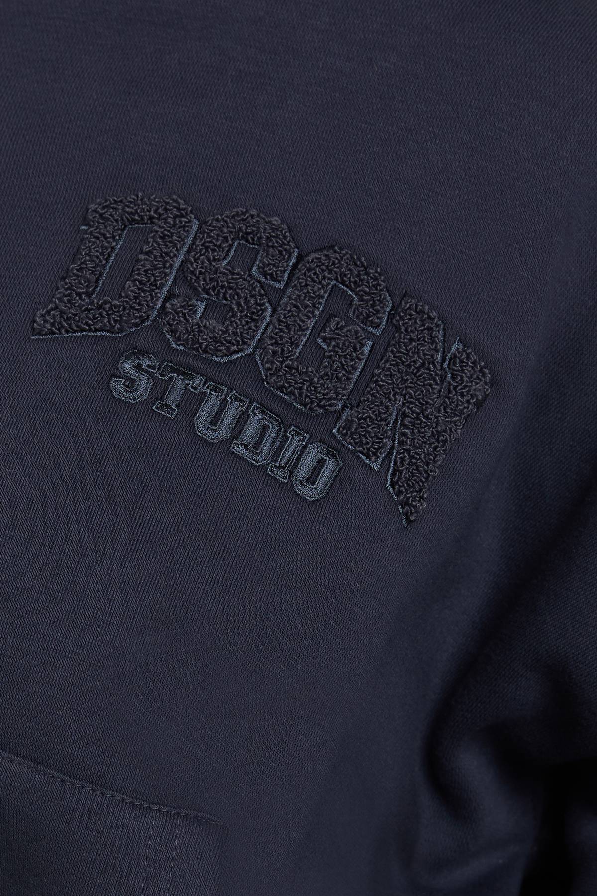 Sweat À Casynthétiqueche Zippé DSGN Studio Avec Appliqué En Éponge