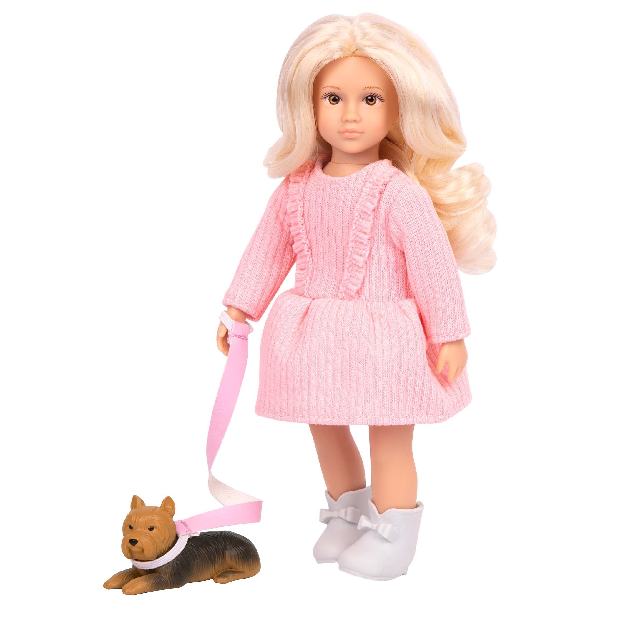 LORI Puppe Dafina / Yorkshire Terrier Set