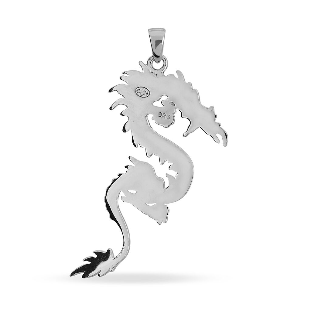 Pendentif Sklaerenn Argent Blanc
