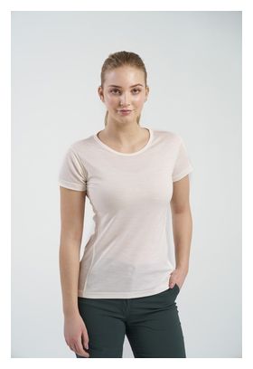 T-shirt Femme Devold Breeze Mérinos 150 Blanc