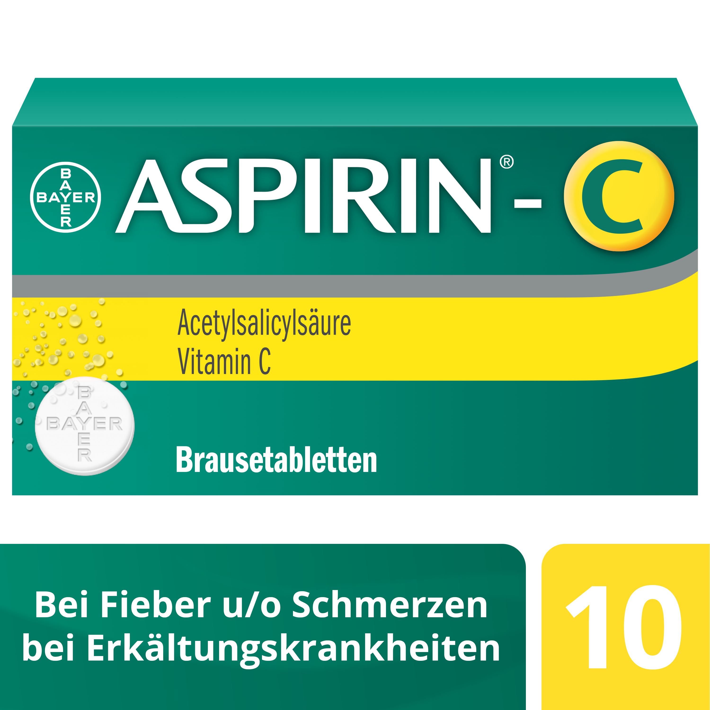 ASPIRINE C Brausetabl Btl 10 Stk