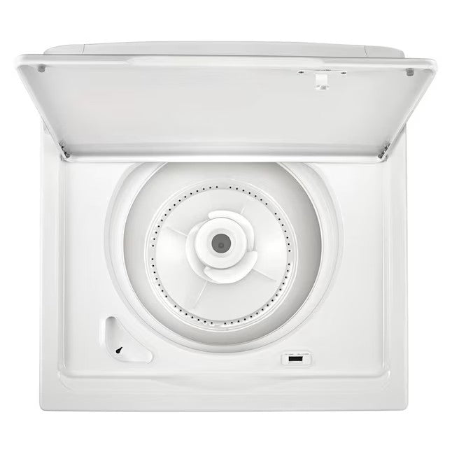 Lavadora de carregamento superior Whirlpool de 3,5 pés cúbicos com agitador de alta eficiência (branca)