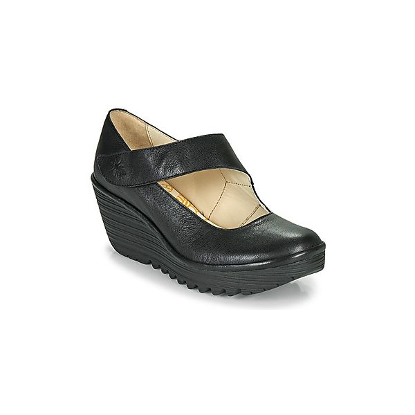 Fly London Sapatos Mulher de Salto Yasi Preto 36