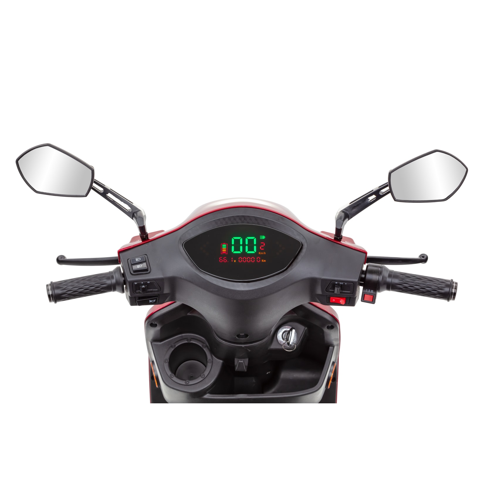 ECONELO J 1000 Elektroroller mit Blei Akku, bordeaux
