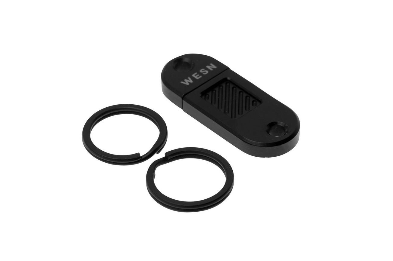 WESN QR, SN03-1, Blacked Out Titanium, sleutelhangertool