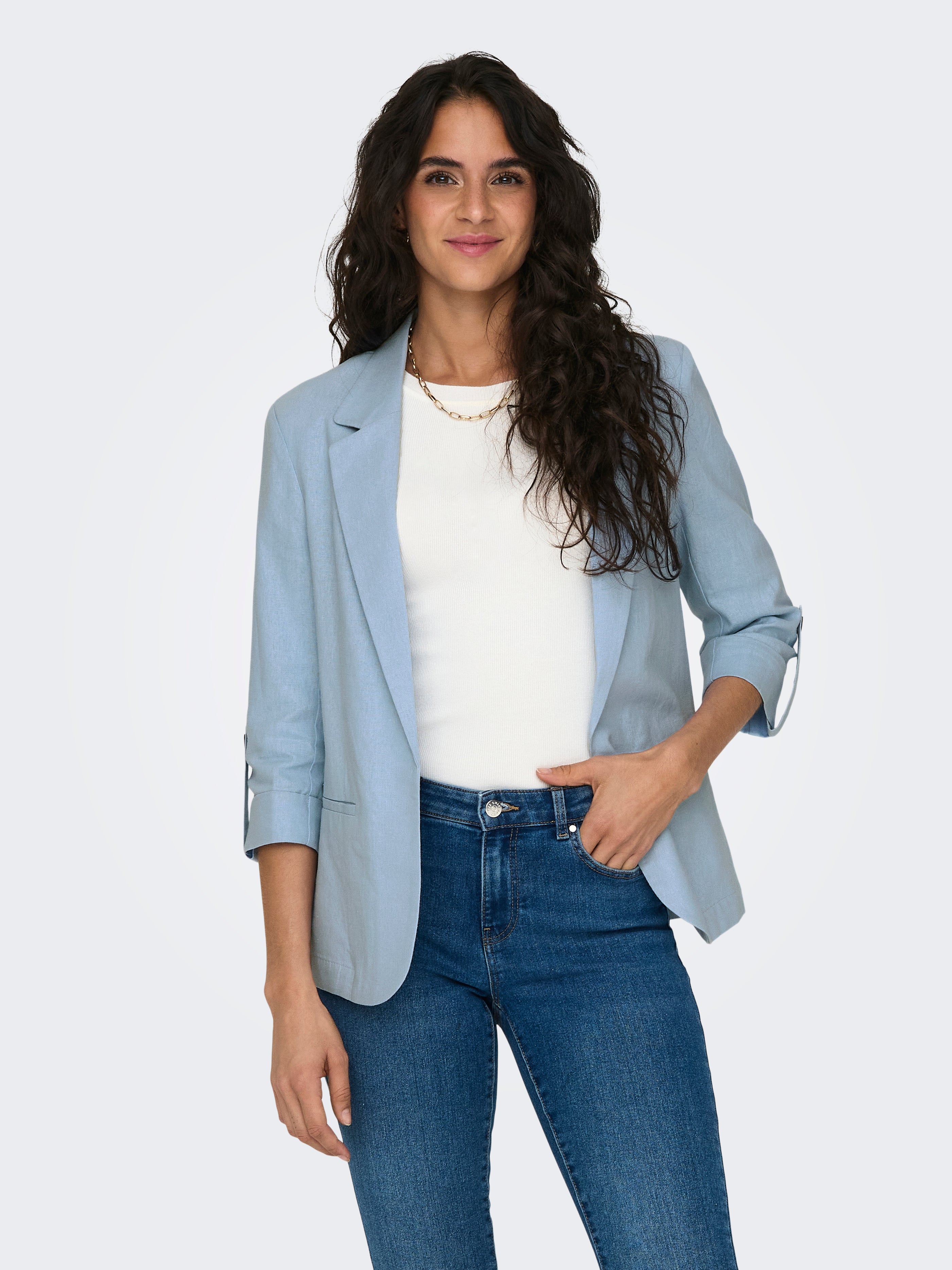 ONLCARO Blazer Cashmere Blue