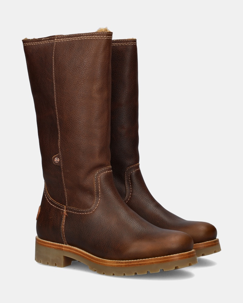 Panama Jack Bambina Hoge laarzen  - cognac