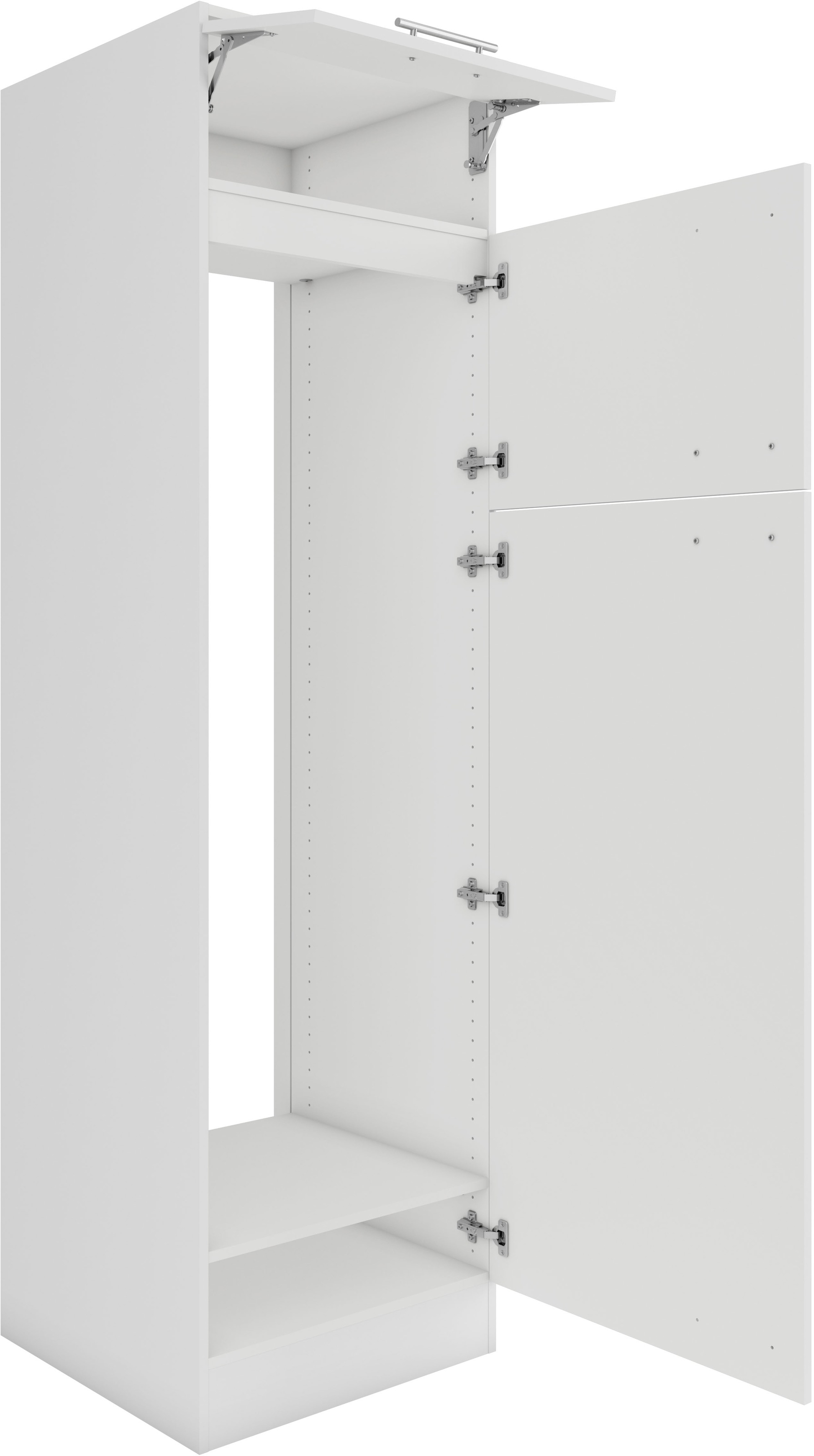 OPTIFIT Kühlumbauschrank »Bella« Breite 60 cm, Nischenmasse B/T/H 56,7/55,5/144,6 cm