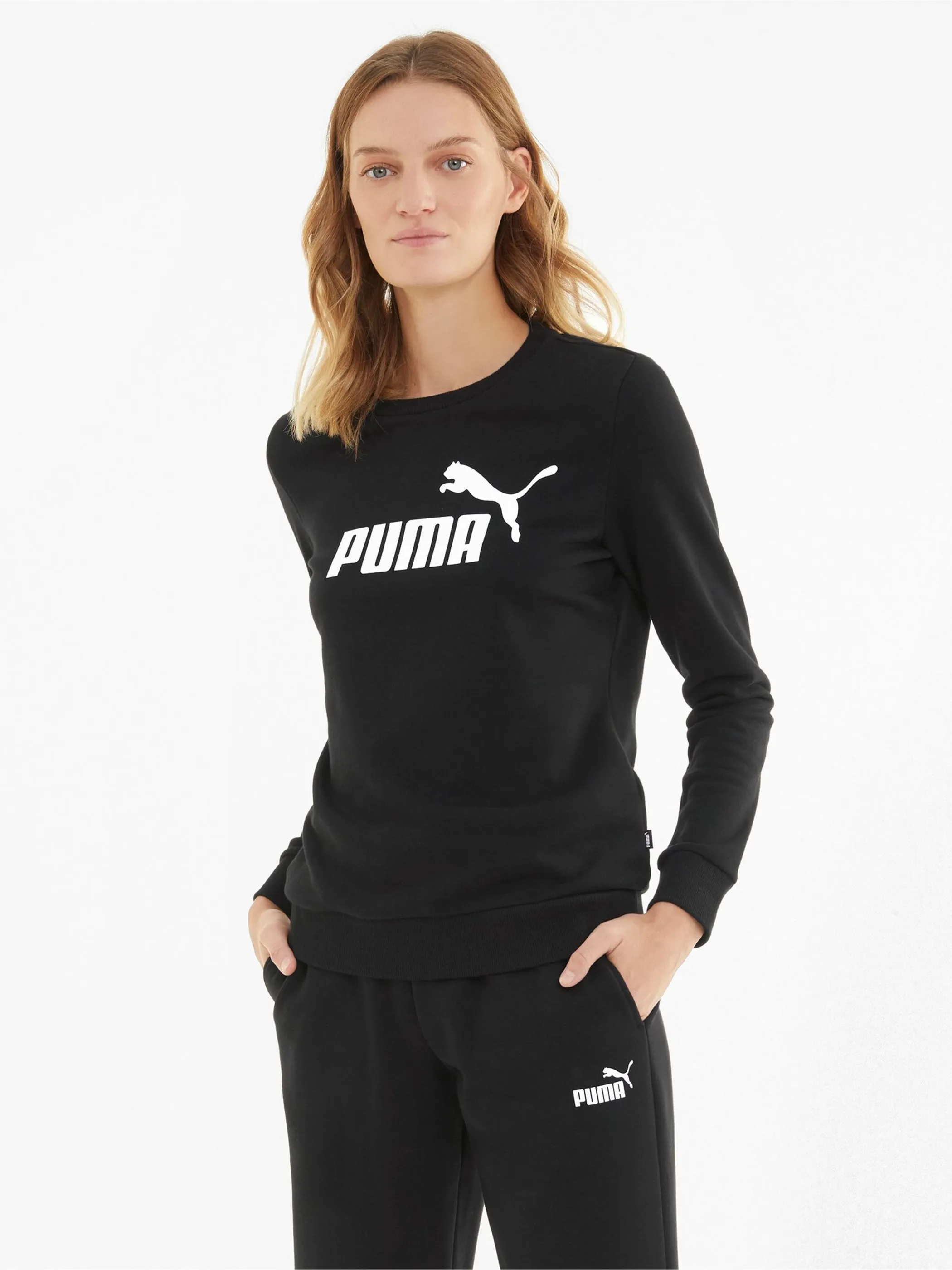 Damen Sport Sweatshirt mit Logoprint