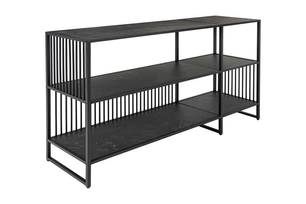 Modernes Bücherregal ARCHITECTURE 120cm graphit