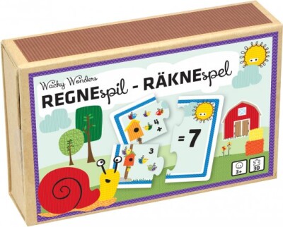 Wacky Wonders - Mini Puslespil - Regnespil Til Børn Fra 3 År