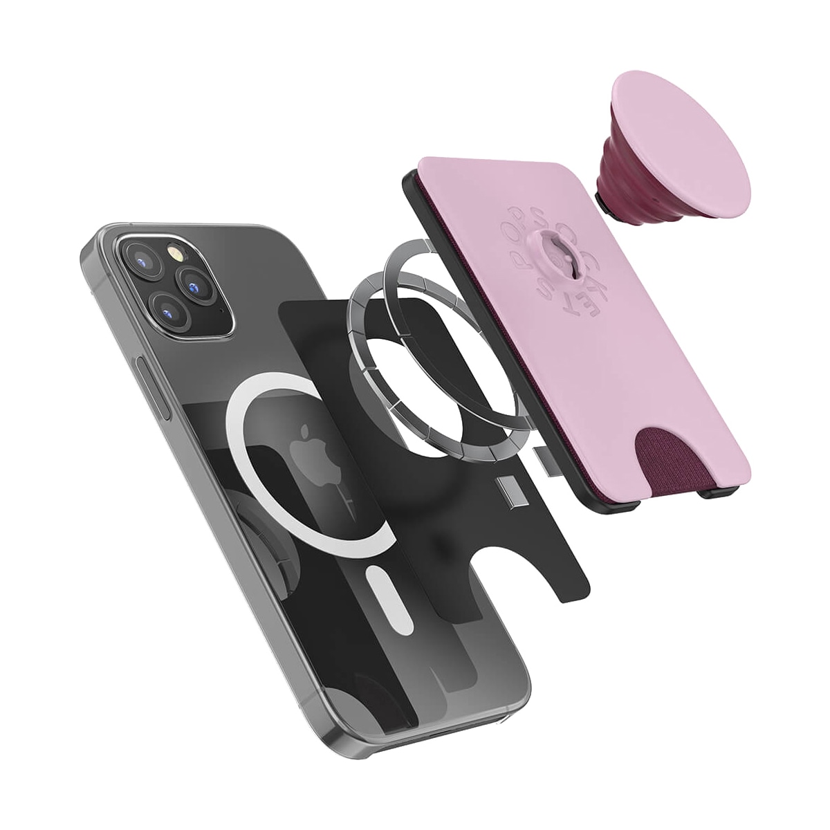 Popsockets PopWallet+ for MagSafe Blush Pink