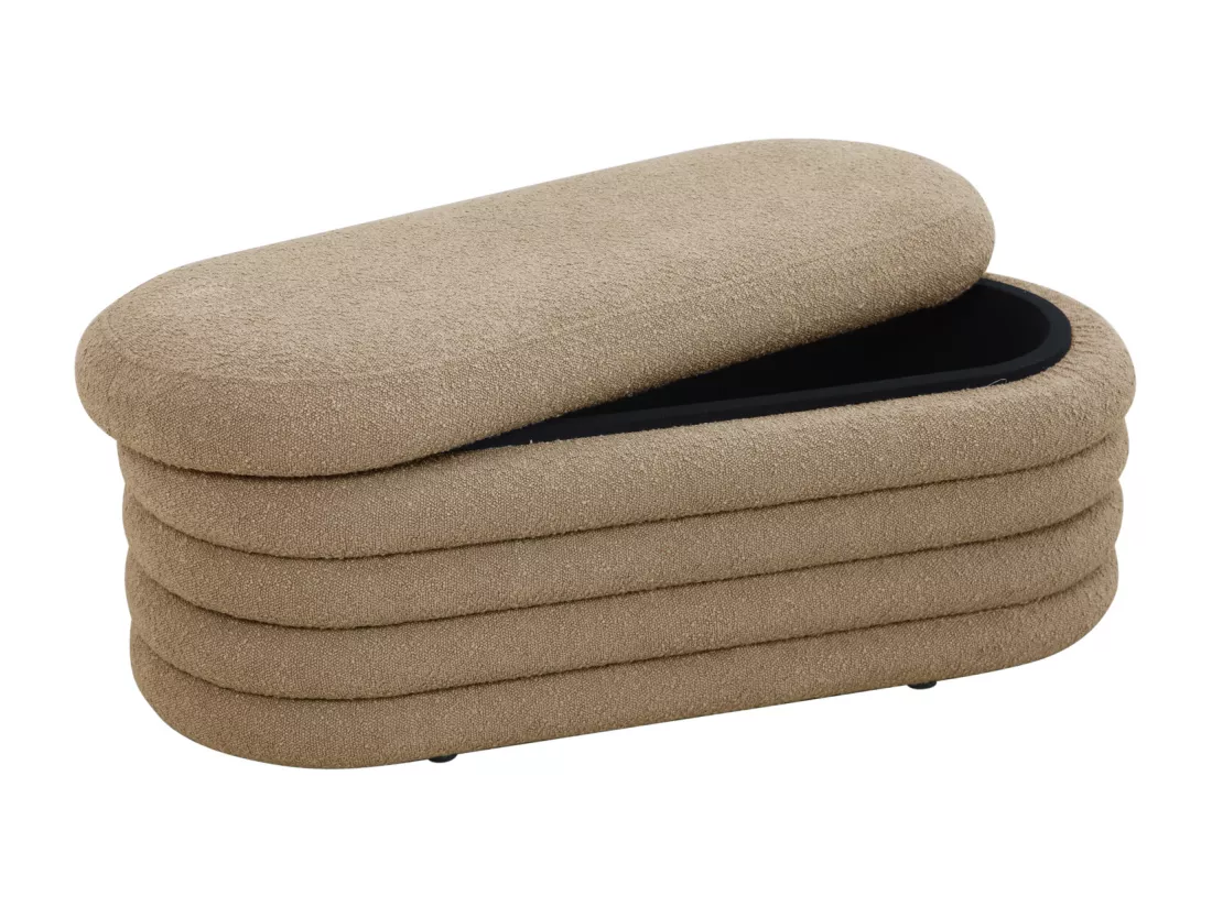 Pouf avec espace de rangement