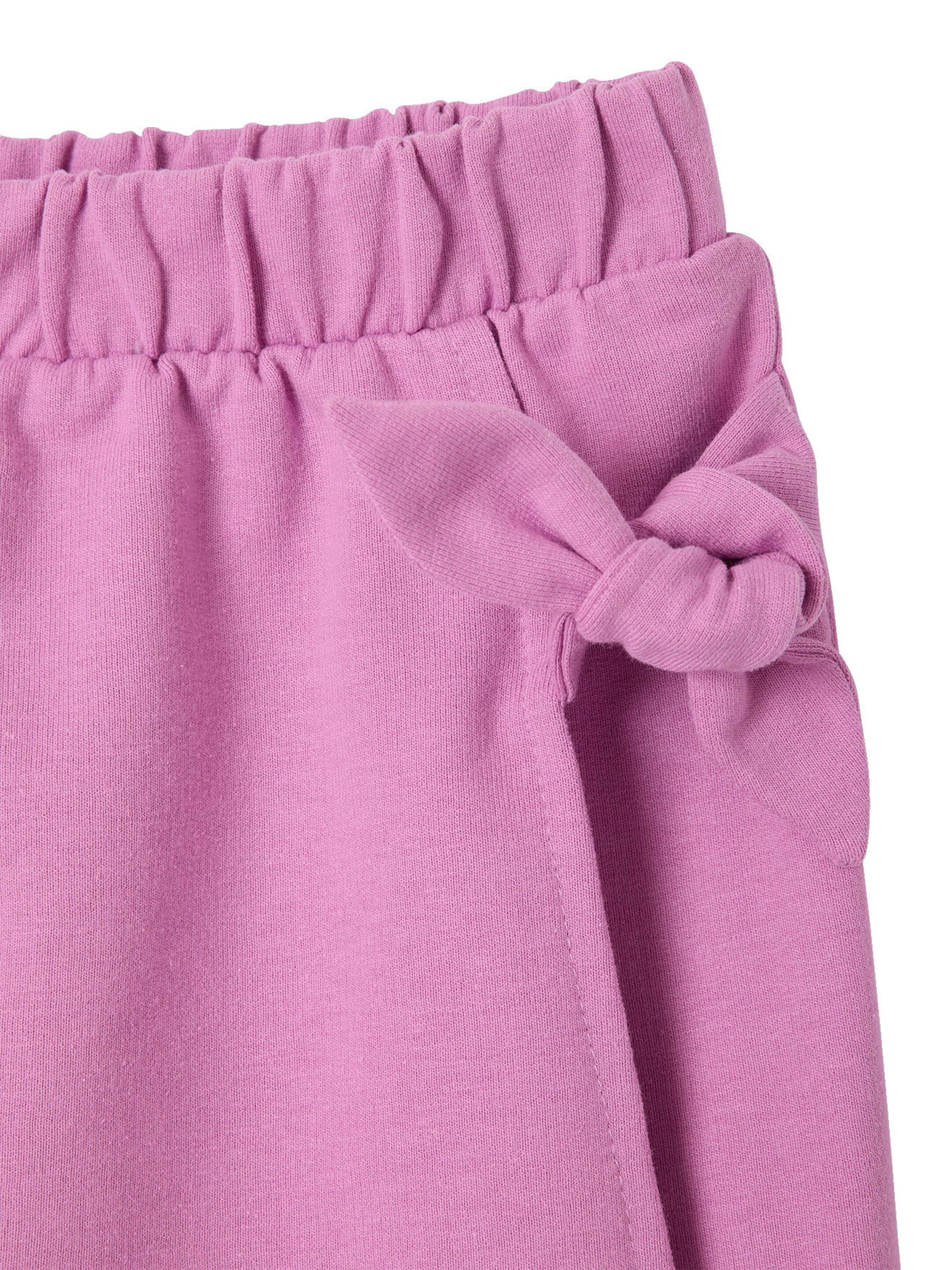 Vertbaudet Mädchen Hosenrock, Sweatware mit Recycling-Polyester violett