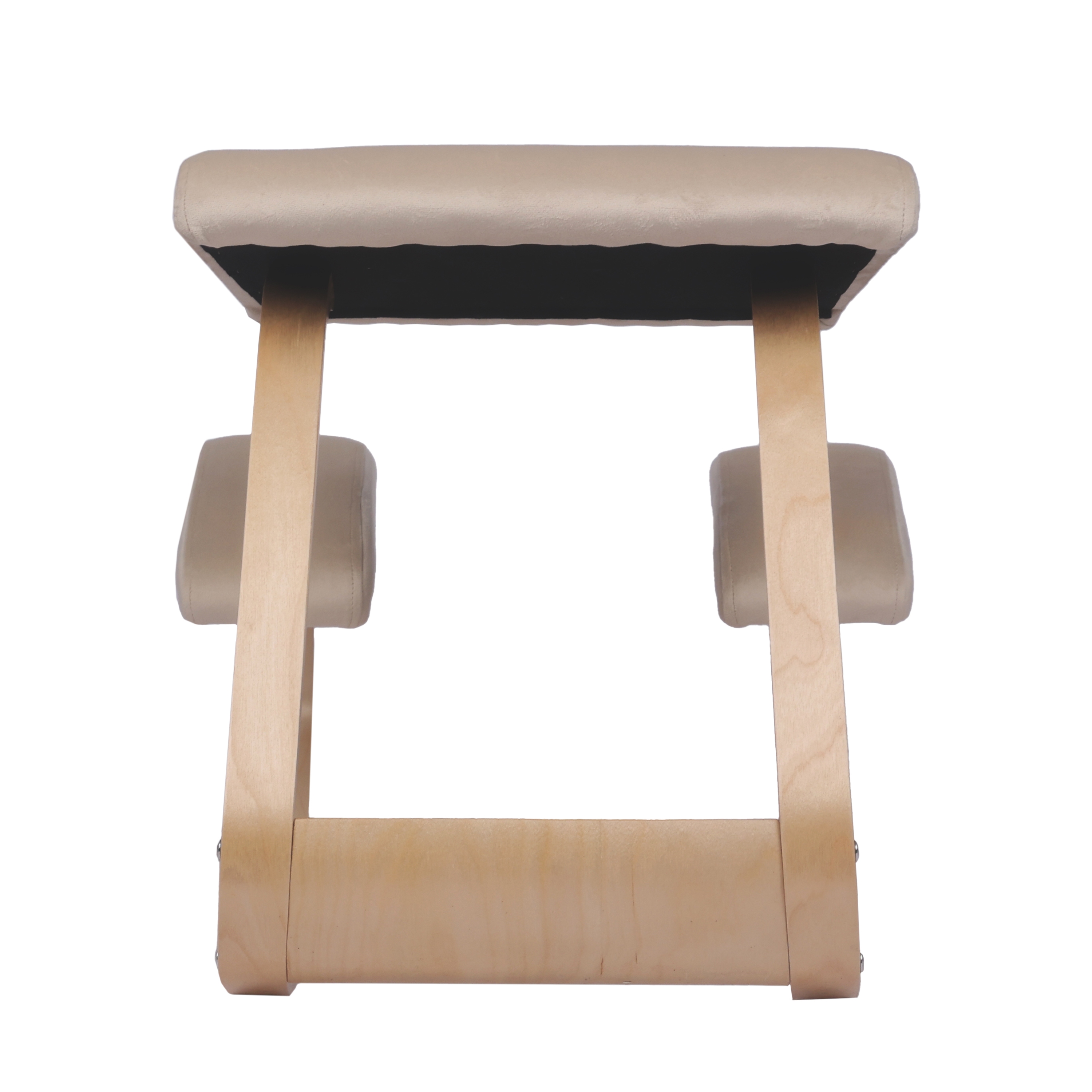 Kniestuhl Holz beige
